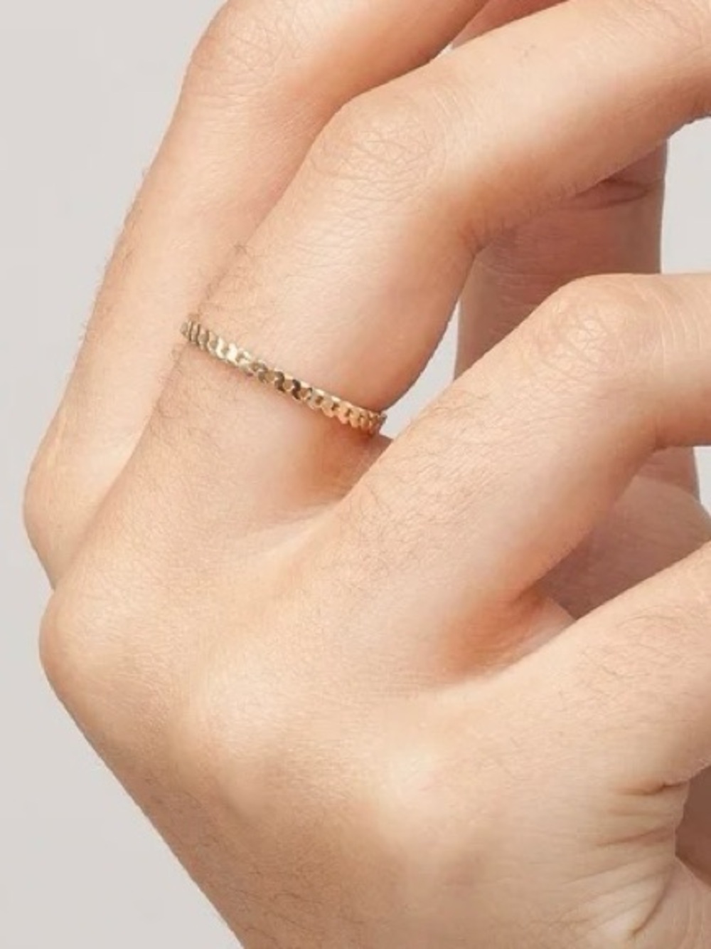 Aurate Gold Vermeil Skinny Love Me Knot Ring, sz 8